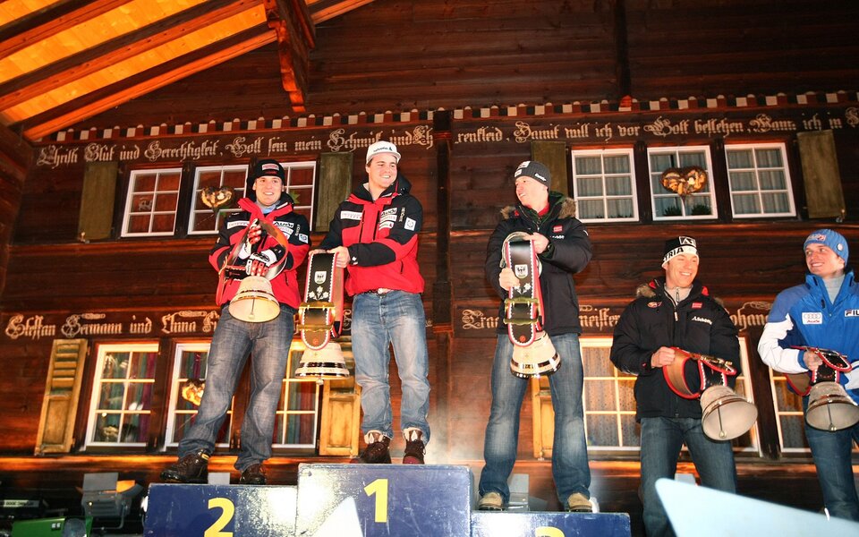 Siegerehrung in Adelboden